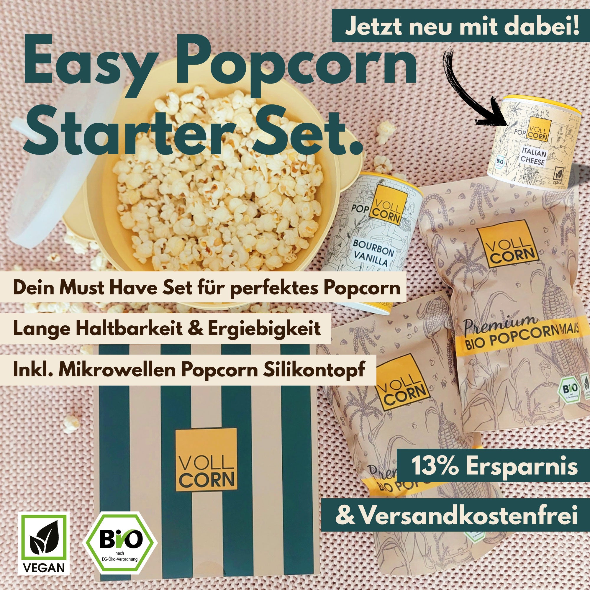 Easy Popcorn Starter Set